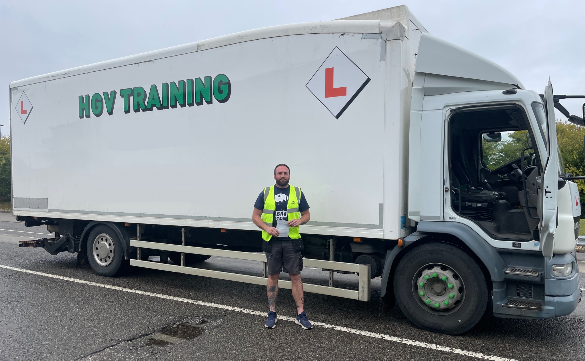 Category C+E articulated lorry training in Rugby