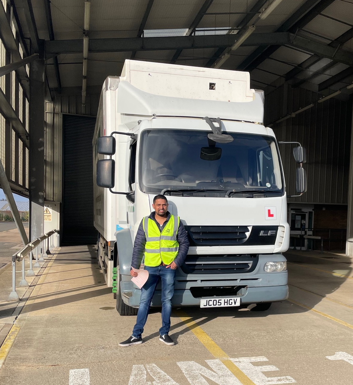 Our fleet of modern training vehicles in Rugby